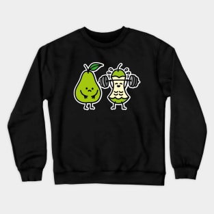 Powerlifting pears bodybuilding deadlift trainer Crewneck Sweatshirt